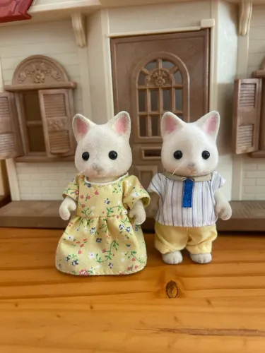 Casal Gatos de Seda Sylvanian Families