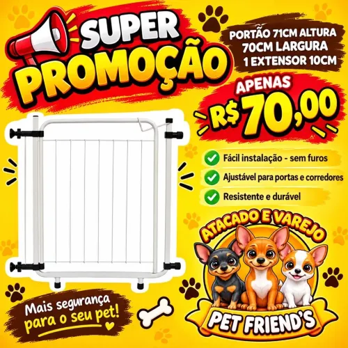 Portão mais extensor mega oferta