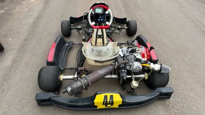 KART TECHSPEED ANO 2020 TECH - 02 EIXO 50 MOTOR HONDA 18HP PREPARADO RBC