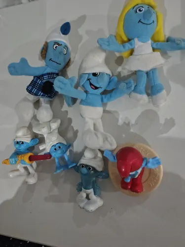 Brinquedos Smurfs McDonald's 