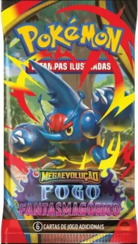 60 booster pokemon fogo fantasmagórico