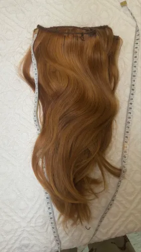 Mega hair ruivo 40 cm cabelo humano brasileiro 