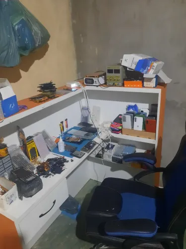 Bancada completa de assistência técnica