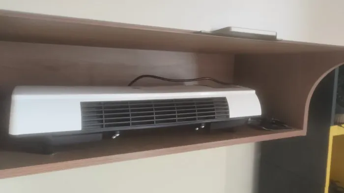 Aquecedor portátil esquenta bem