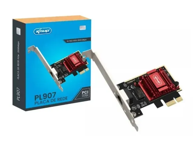 PLACA DE REDE PCI EXPRESS RJ45 100/1000 KP-PL907