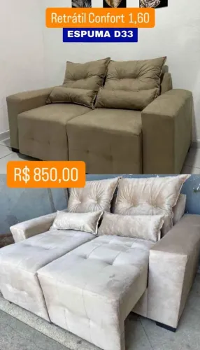 Sofá retrátil direto da fabrica 