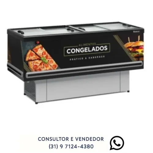 Ilha de Congelados 2M Gelopar Preta