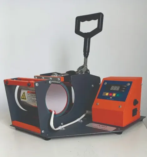 Prensa para sublimar canecas e copos 220V com transformador 110V para 220V