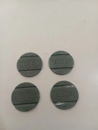 Lote 4 fichas telefônica - TELESP