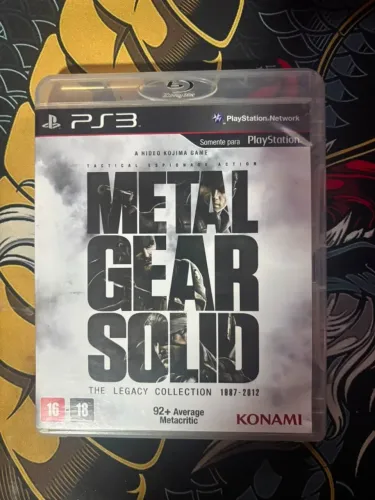 METAL GEAR SOLID - LEGACY COLECTION PS3 MIDIA FISICA ( COMPLETO )