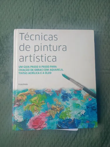 Livro pintura em tela
