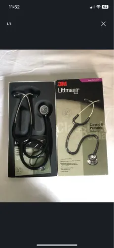 Estetoscópio Littman Classic II Pediátric preto
