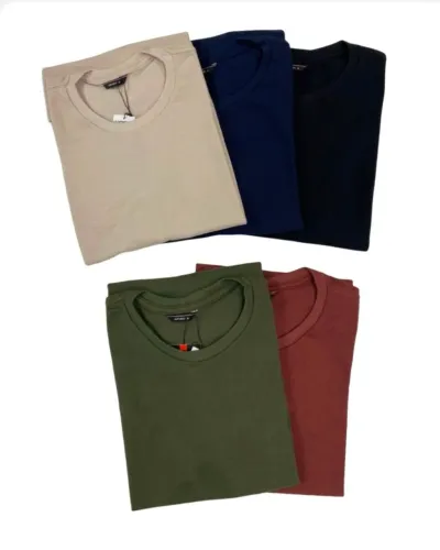 Camisa Piquet Gola Redonda 