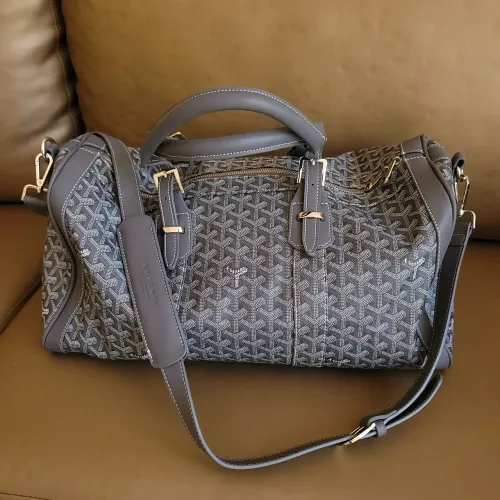 Goyard bolsa de viagem cinza