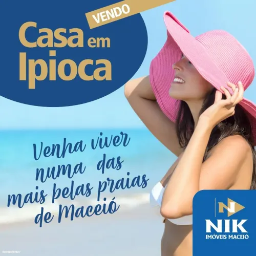 Casa em Condomínio para Venda em Maceió, Ipioca, 3 dormitórios, 1 suíte, 3 banheiros, 2 va