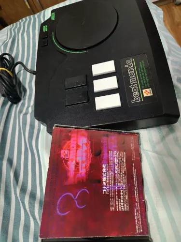 Controle Beatmania Konami Original PS1 + Jogo Beatmania ?