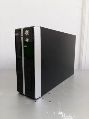 Gabinete mini itx preto com fonte 150w - Novo