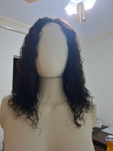 Lace cabelo humano cacheado