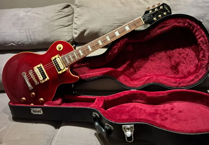 Epiphone Les Paul Std korea 1997 limited edition com upgrades c/case