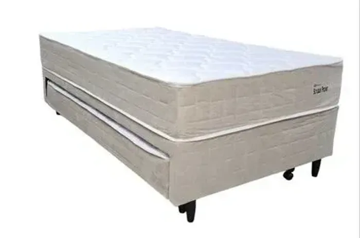 Cama Box Solteiro com Auxiliar Molas Ensacadas 0,88X1,88X,025cm - (Entregamos)!!