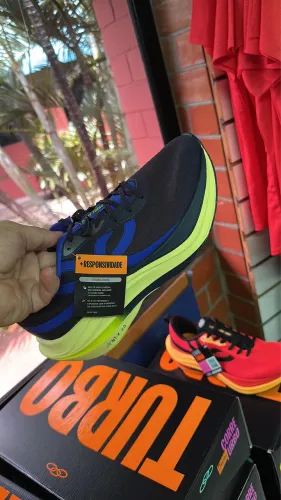 Tênis Olympikus Corre Turbo Novo Azul Tamanhos 35 ao 42