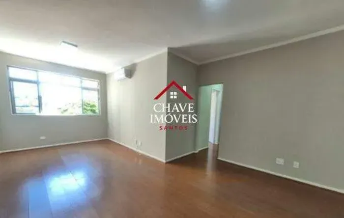 Apartamento com 2 dormitórios para alugar, 115 m² por R$ 5.822,00/mês - Gonzaga - Santos/S