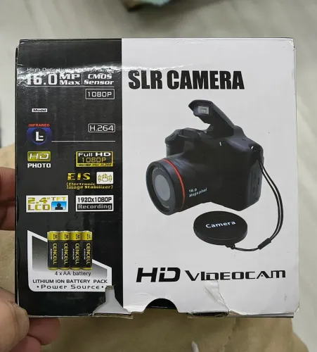 Câmera Fotográfica Digital 16MP Full HD Com Tela LCD 2,4"
