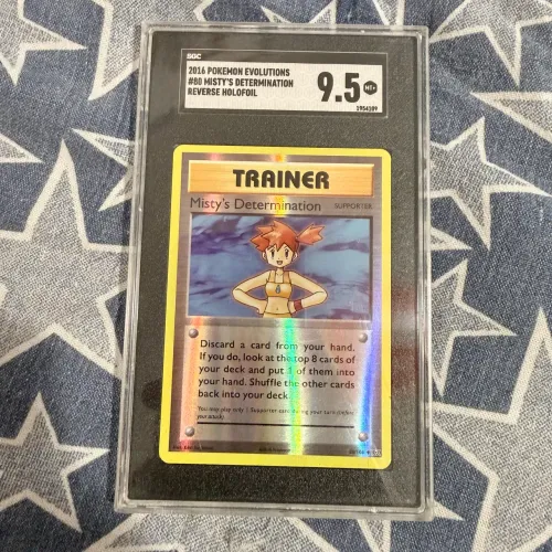 Carta Graduada Pokémon SGC 9.5 - Misty's Determination, EN