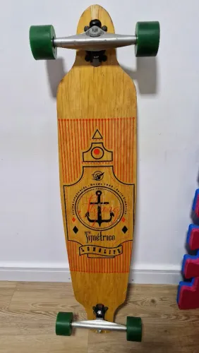 Longboard Flying Simétrico - Marfim e Bambu (Pouco Uso)