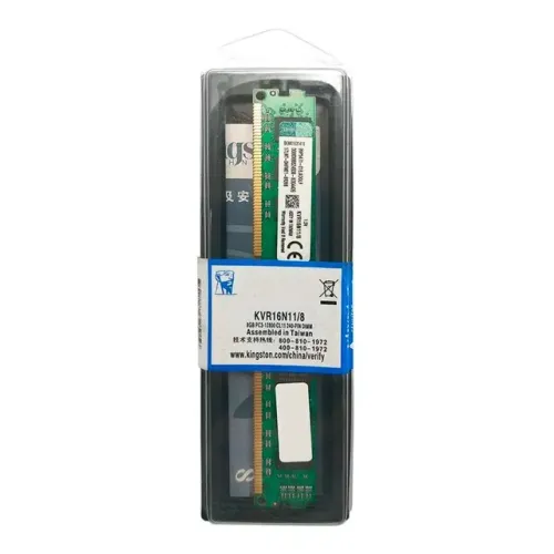 Memória RAM Kingston 8GB 1600mhz Ddr3 Pc3 12800 KVR16N11/8 PC