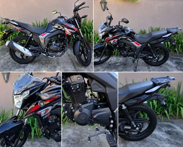 Haojue DK 160 2026/2027 - Apenas 6.500 km - COM BAU!