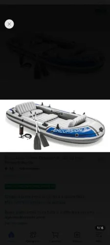 VENDO BOTE INFLAVEL INTEX - MODELO EXCURSION 5
