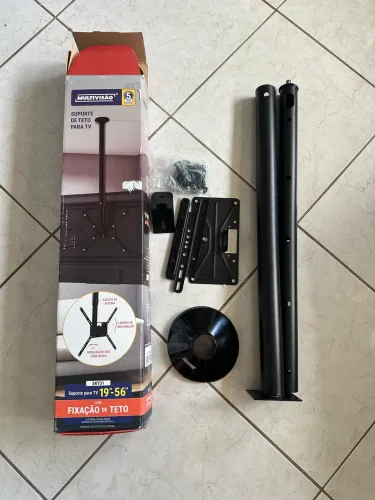 Suporte de Teto para TV 19" a 56" - Novo na Caixa!