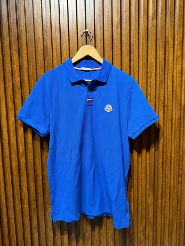 Camiseta Polo Moncler Azul