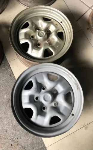 Jogo de 4 rodas opala/caravana repolho original