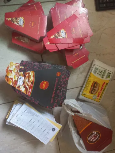 Embalagens pizza cone de batata 