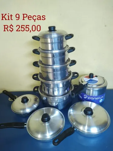 Frigideiras Com Mais Panelas, Kit 9 Peças