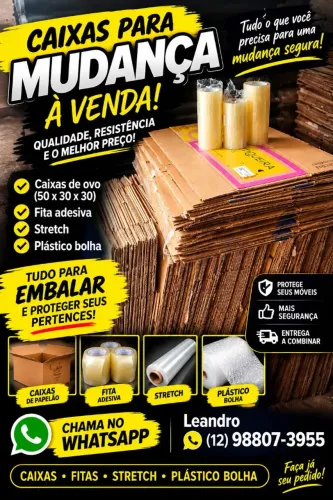 Caixas para mudança
