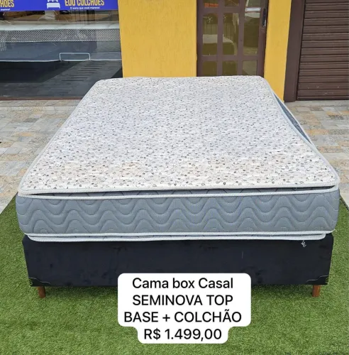 Cama box Casal SEMINOVA TOP - ENTREGAMOS