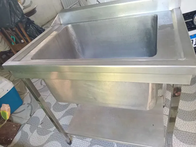 IMPERDÍVEL. CUBA INDUSTRIAL INOX GRANDE
