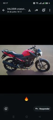 YAMAHA FACTOR 150 VERMELHA!!!
