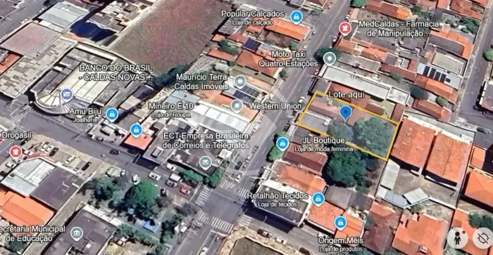 Lote Comercial Caldas Novas - Loja codigo: 269307