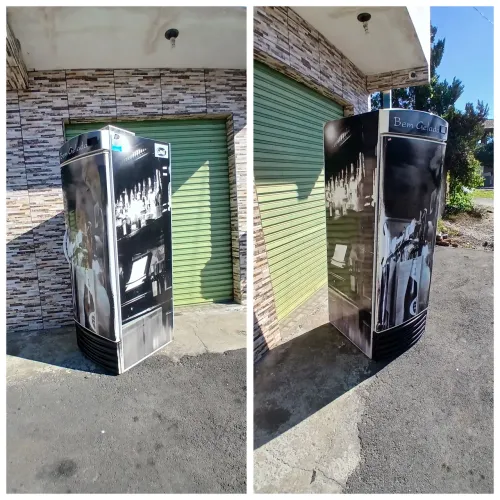- 6 grau negativo cervejeira porta cega 220w com garantia