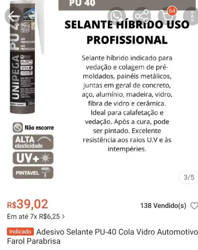 Unipega PU 40, 400 g