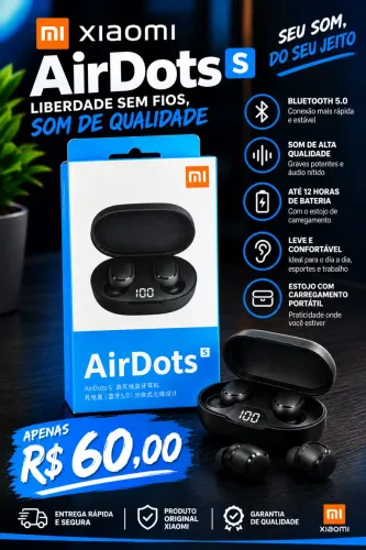 Fone Bluetooth Airdots 
