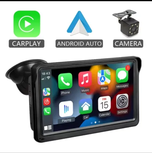 Central multimídia car play 7 polegadas 