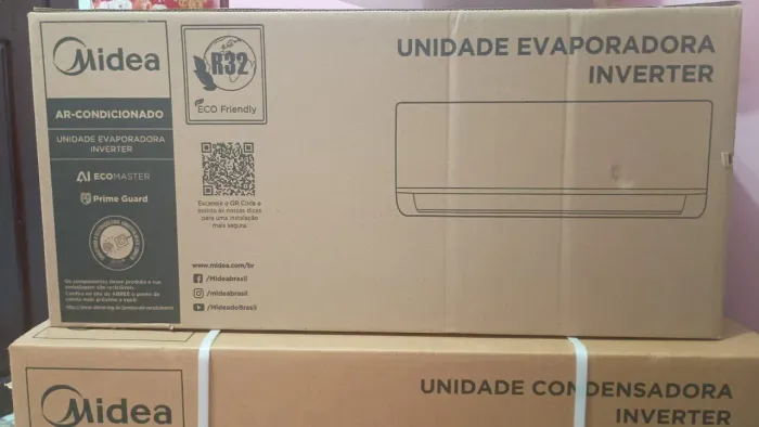 Ar-Condicionado Split HW Inverter Midea AI Ecomaster 12.000 BTUs R-32 220V