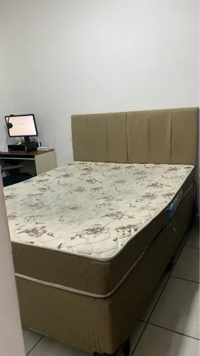 DOAÇÃO CAMA CASAL + CABECEIRA 