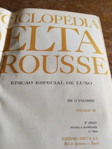 Enciclopédia Delta Larousse edição luxo