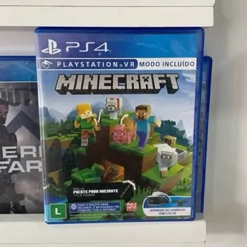 Minecraft ps4 mídia física 